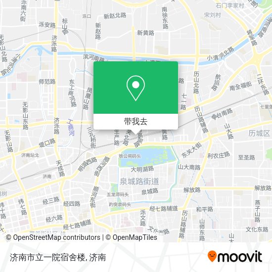 济南市立一院宿舍楼地图