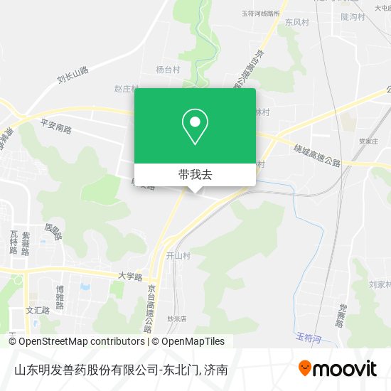 山东明发兽药股份有限公司-东北门地图