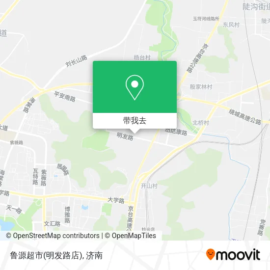 鲁源超市(明发路店)地图