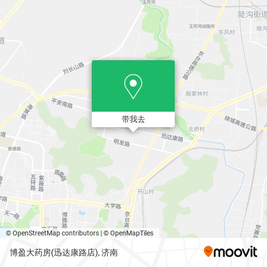 博盈大药房(迅达康路店)地图