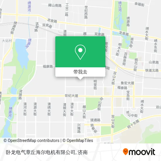 卧龙电气章丘海尔电机有限公司地图