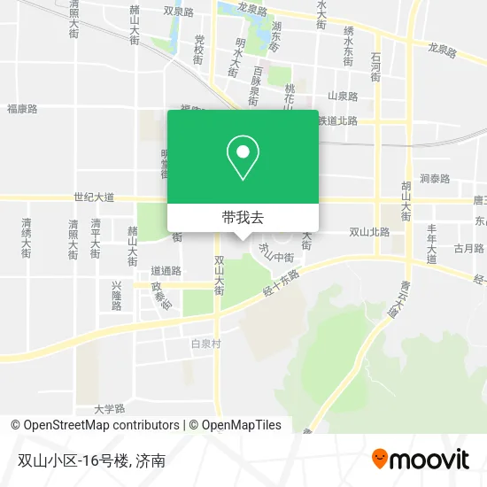 双山小区-16号楼地图