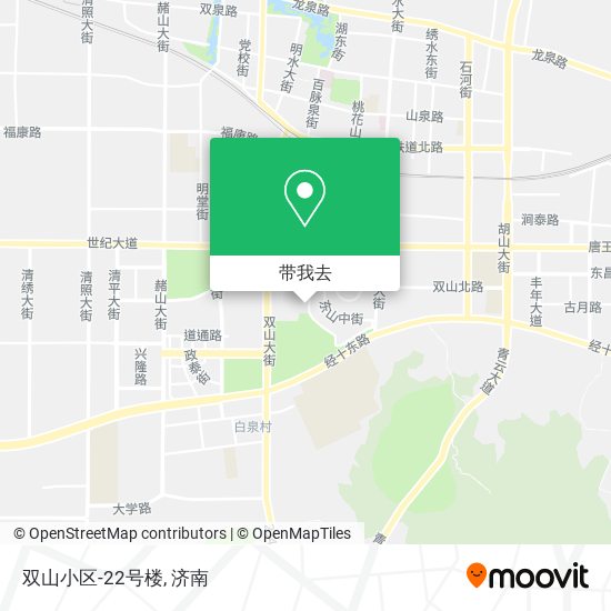 双山小区-22号楼地图