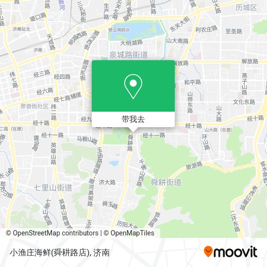 小渔庄海鲜(舜耕路店)地图