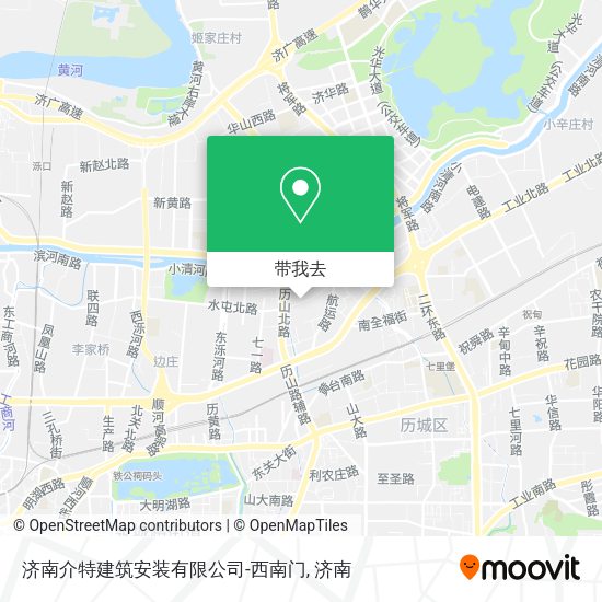济南介特建筑安装有限公司-西南门地图