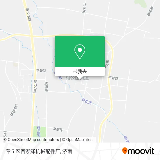 章丘区百泓泽机械配件厂地图