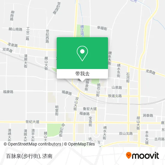 百脉泉(步行街)地图