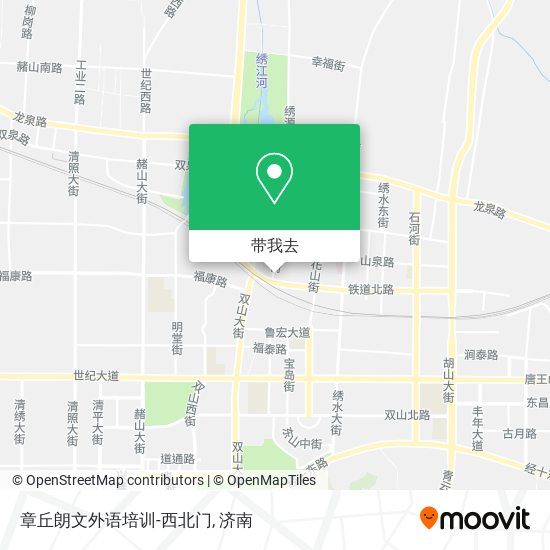 章丘朗文外语培训-西北门地图