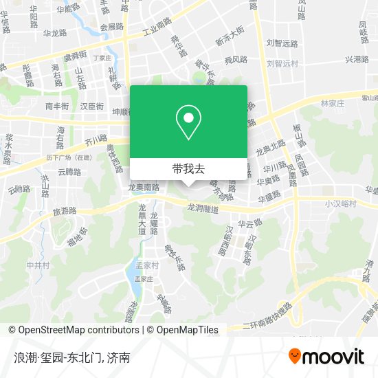 浪潮·玺园-东北门地图