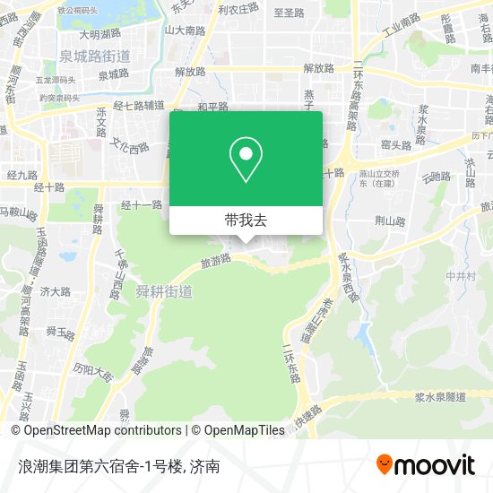 浪潮集团第六宿舍-1号楼地图