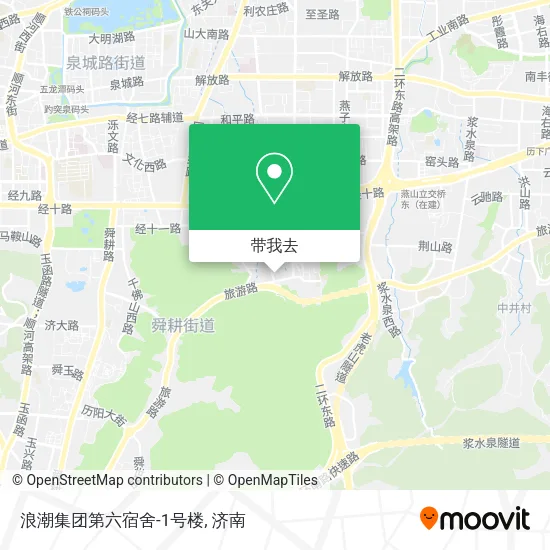 浪潮集团第六宿舍-1号楼地图