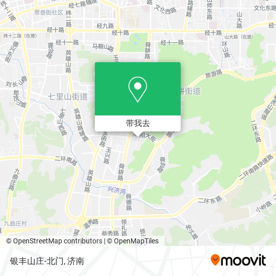 银丰山庄-北门地图