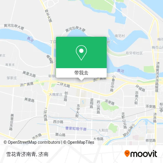 雪花青济南青地图
