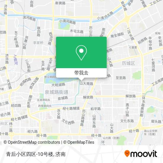青后小区四区-10号楼地图