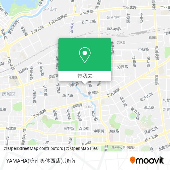 YAMAHA(济南奥体西店)地图