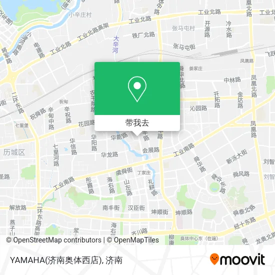 YAMAHA(济南奥体西店)地图