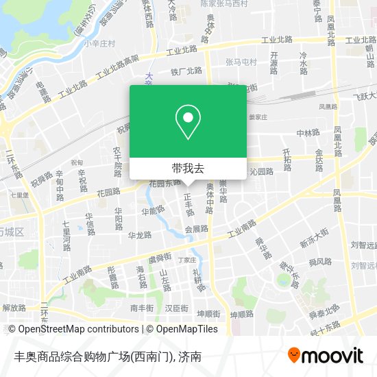 丰奥商品综合购物广场(西南门)地图