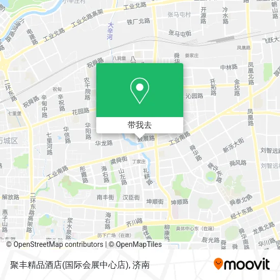 聚丰精品酒店(国际会展中心店)地图