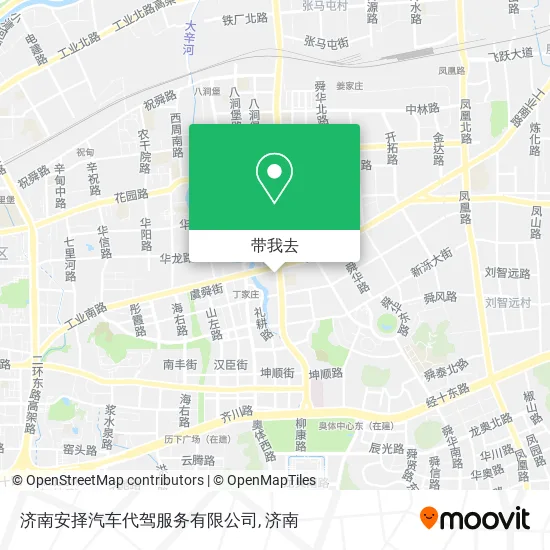 济南安择汽车代驾服务有限公司地图