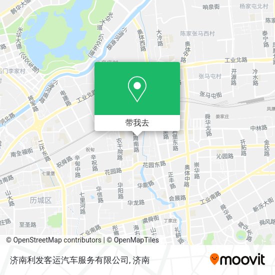 济南利发客运汽车服务有限公司地图