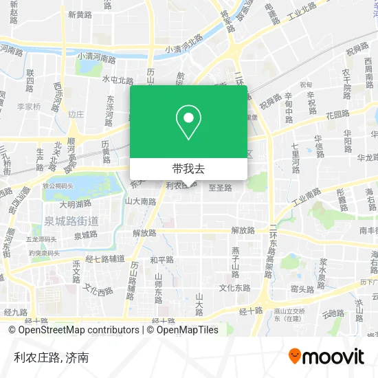 利农庄路地图