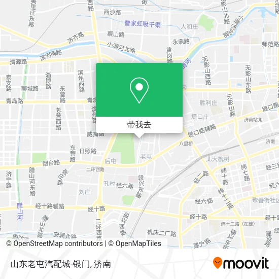 山东老屯汽配城-银门地图