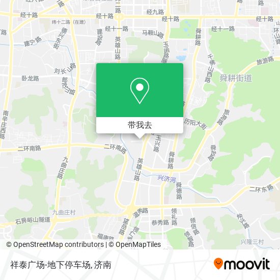 祥泰广场-地下停车场地图