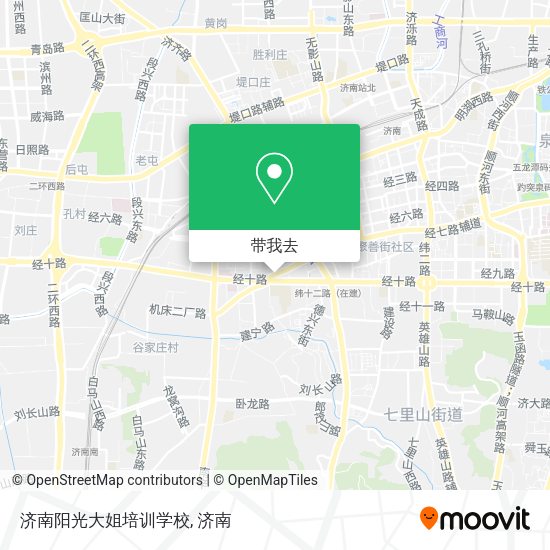 济南阳光大姐培训学校地图