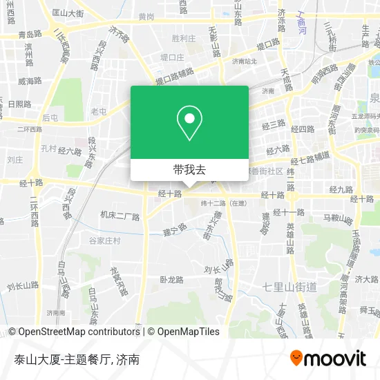 泰山大厦-主题餐厅地图