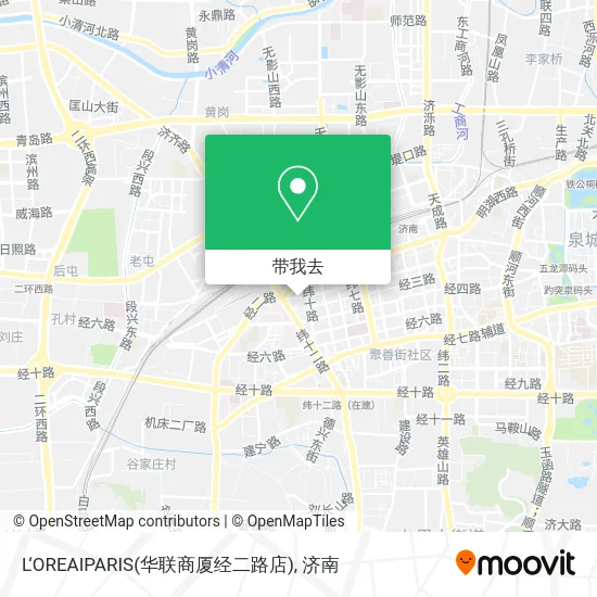 L‘OREAIPARIS(华联商厦经二路店)地图
