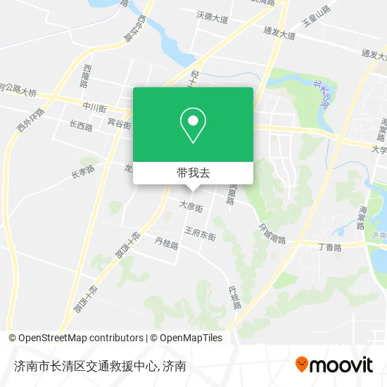 济南市长清区交通救援中心地图