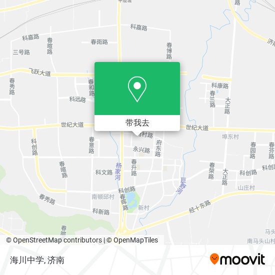 海川中学地图