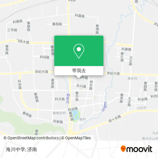 海川中学地图