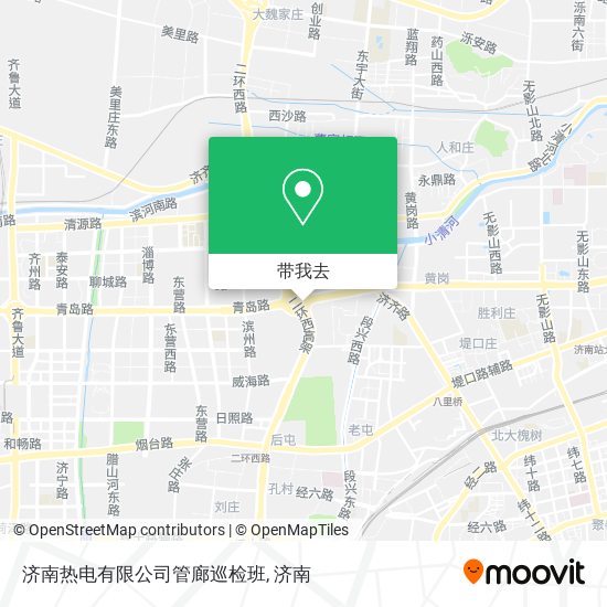 济南热电有限公司管廊巡检班地图