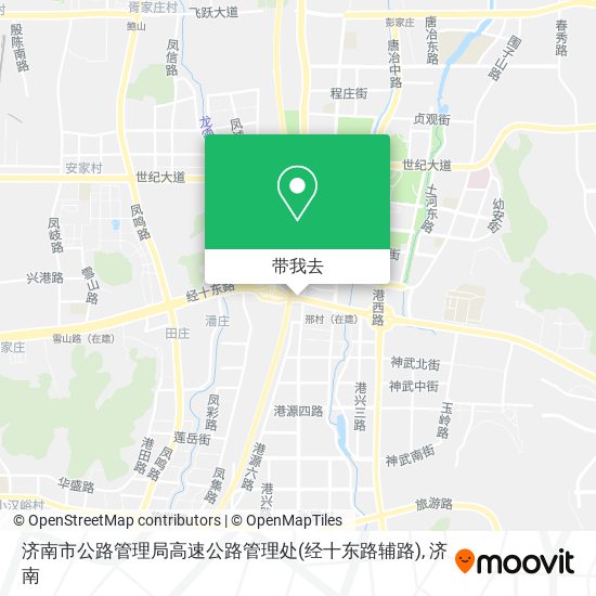 济南市公路管理局高速公路管理处(经十东路辅路)地图