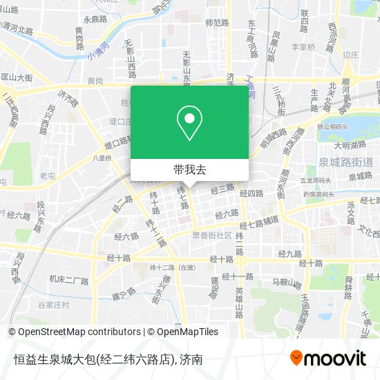 恒益生泉城大包(经二纬六路店)地图