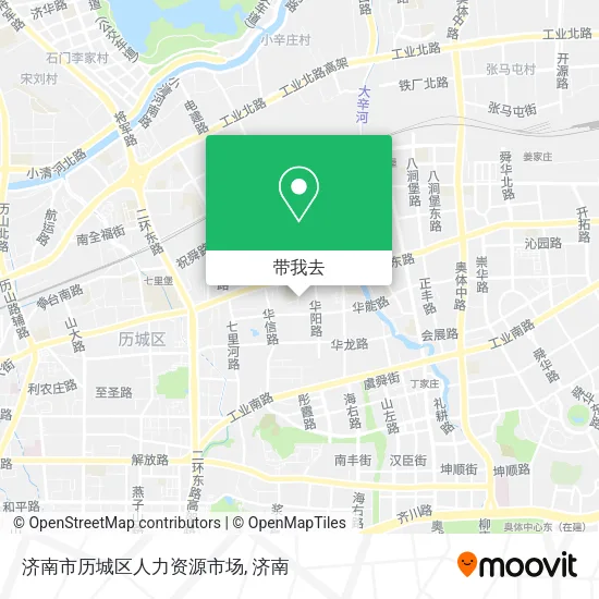济南市历城区人力资源市场地图