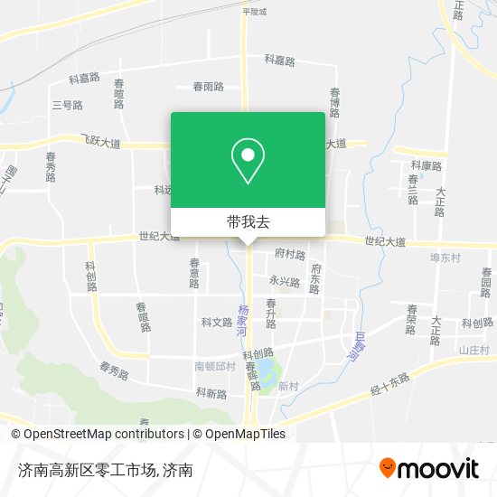 济南高新区零工市场地图