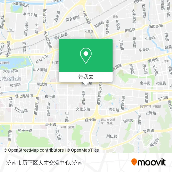 济南市历下区人才交流中心地图