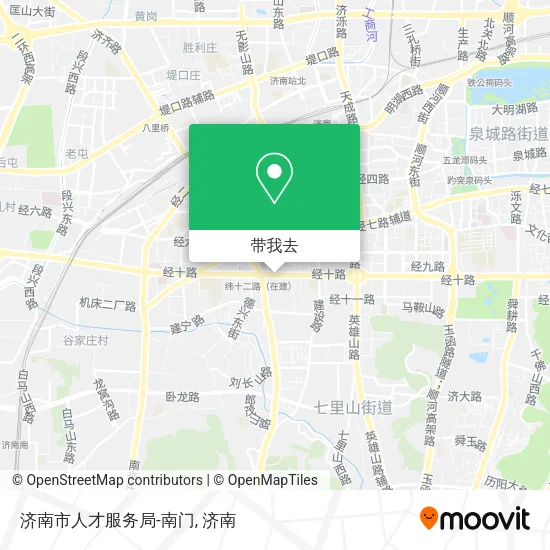 济南市人才服务局-南门地图