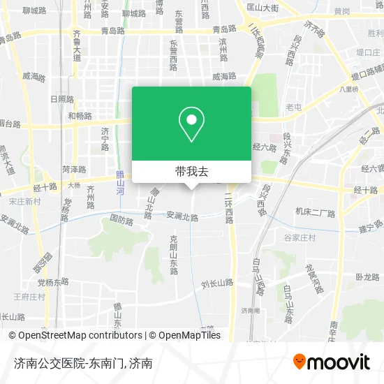 济南公交医院-东南门地图