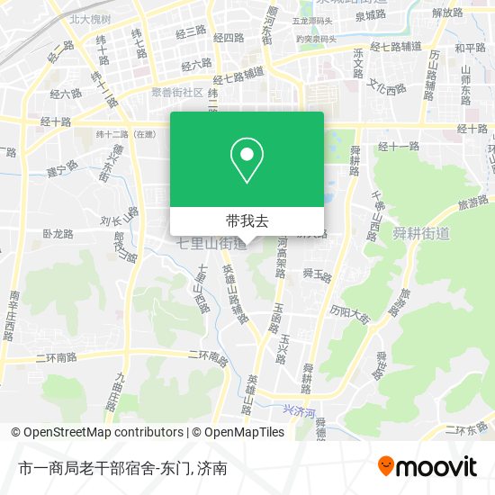 市一商局老干部宿舍-东门地图