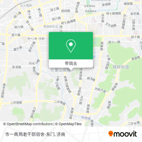 市一商局老干部宿舍-东门地图