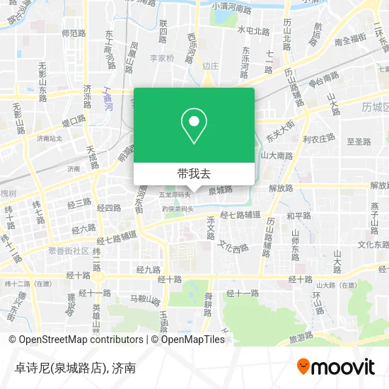 卓诗尼(泉城路店)地图