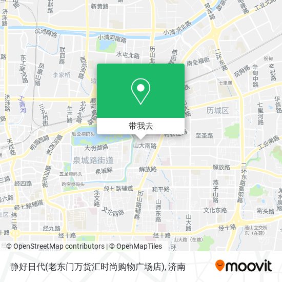 静好日代(老东门万货汇时尚购物广场店)地图