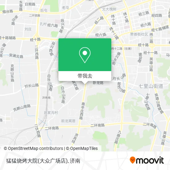 猛猛烧烤大院(大众广场店)地图