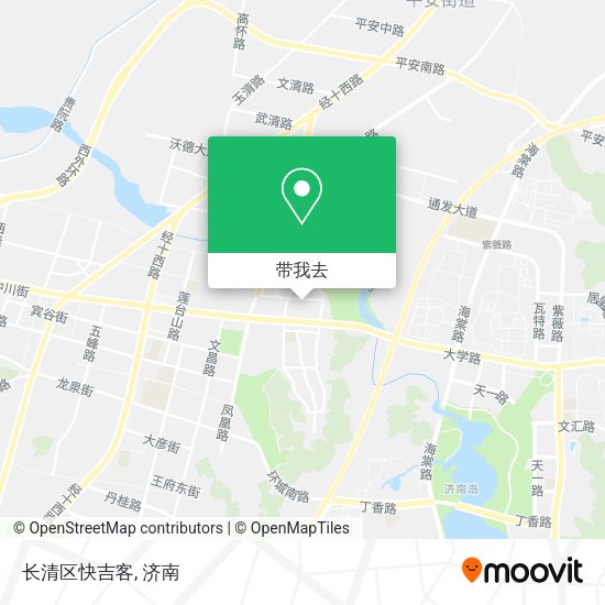 长清区快吉客地图