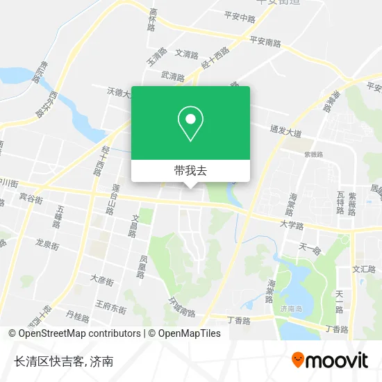 长清区快吉客地图