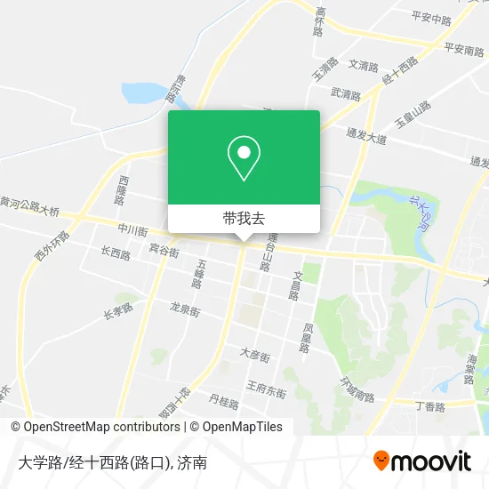大学路/经十西路(路口)地图