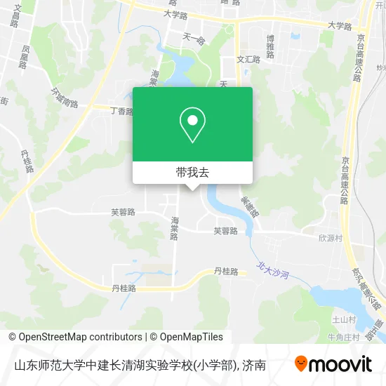 山东师范大学中建长清湖实验学校(小学部)地图
